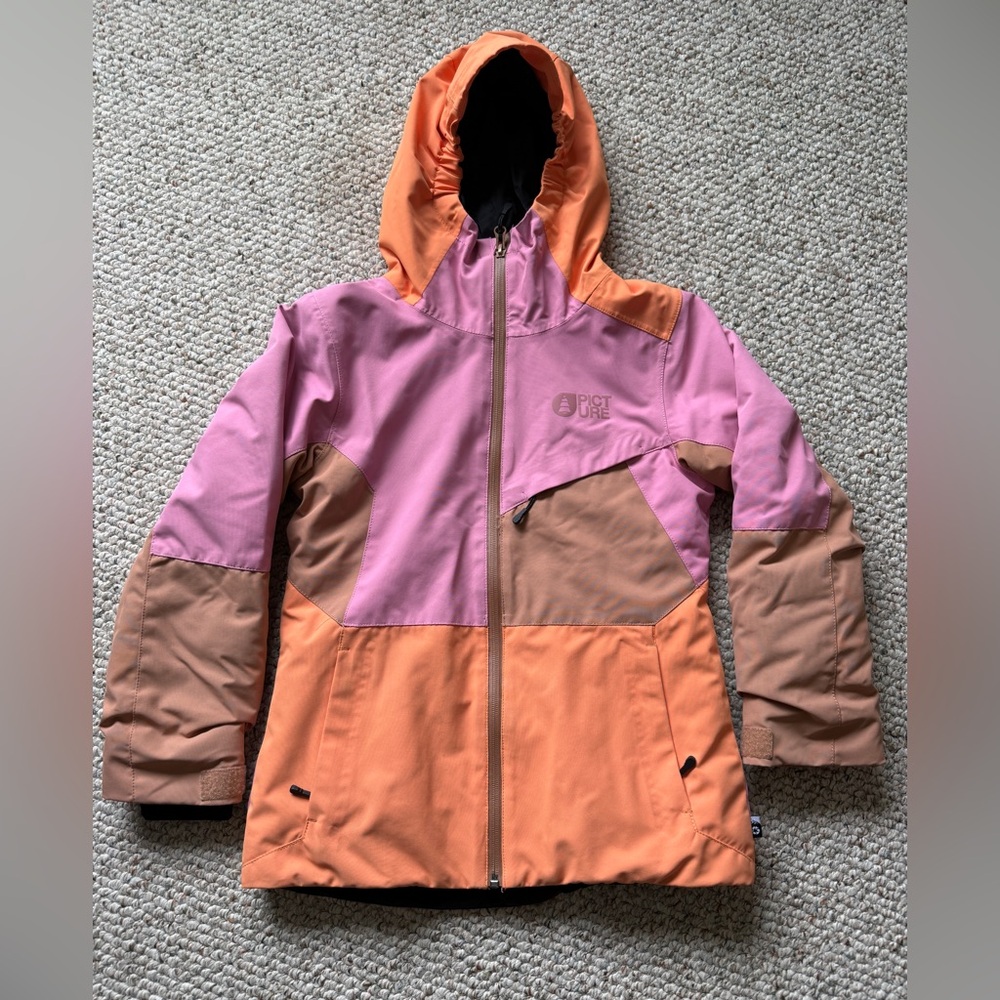 Picture Kamelya Ski Snowboard Jacket - CASHMERE ROSE - Y10 kids